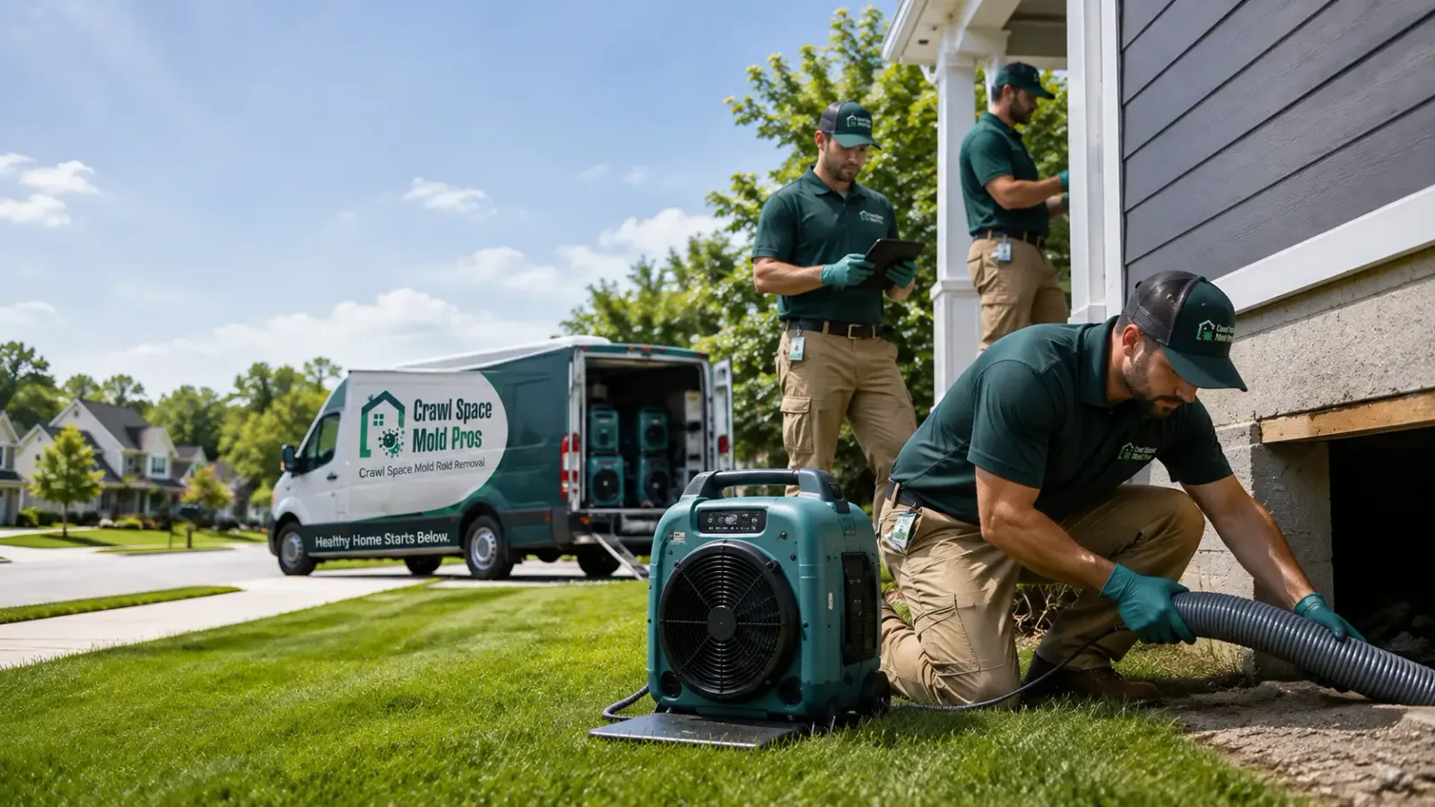 Crawl Space Mold Removal in Blairsville, PA